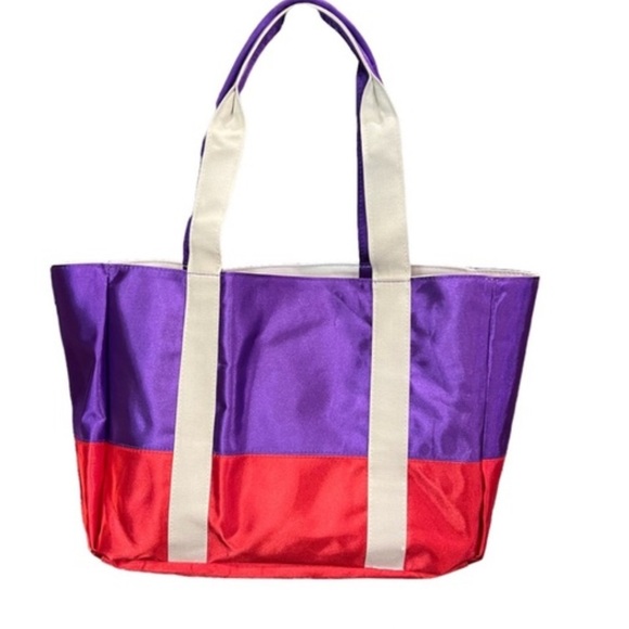 Escada Purple and Red Tote Bag Set - Picture 3 of 8